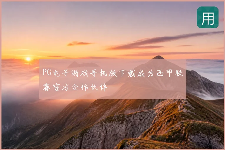 PG电子游戏手机版下载成为西甲联赛官方合作伙伴
